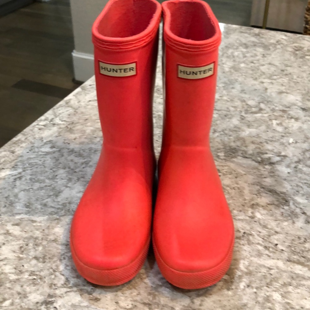 Hot pink girls Hunter Rainboots